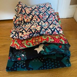 Set of 4 Lularoe one size leggings